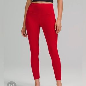 Lululemon Red Align Leggings